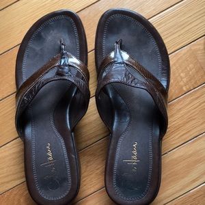 Cole Haan brown sandals